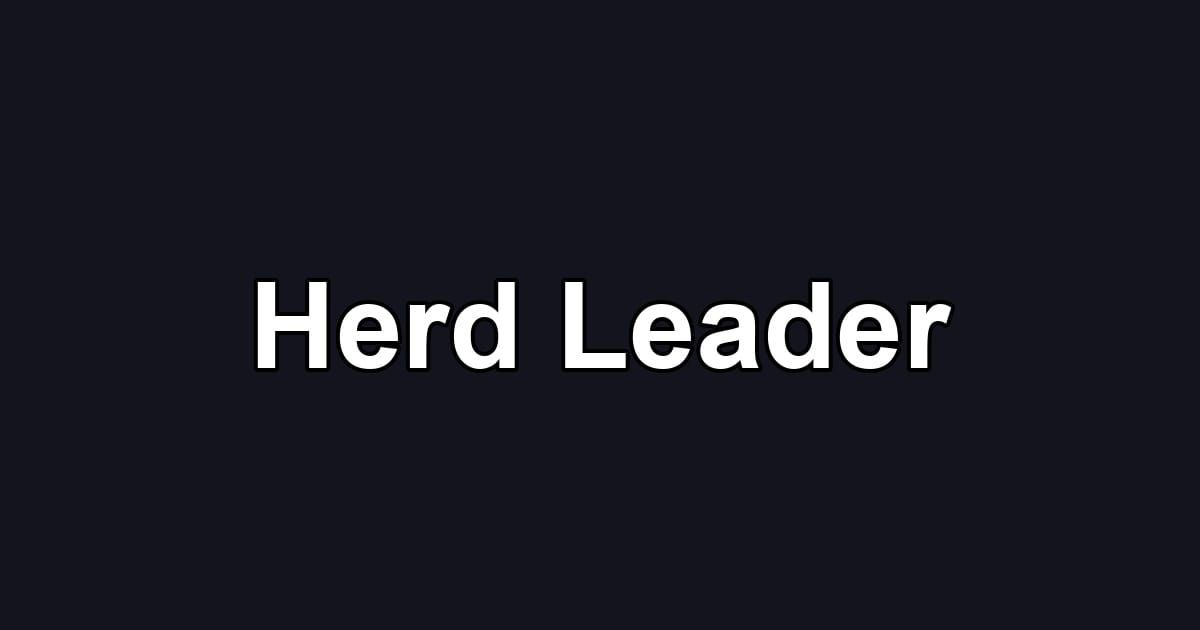 Herd Leader