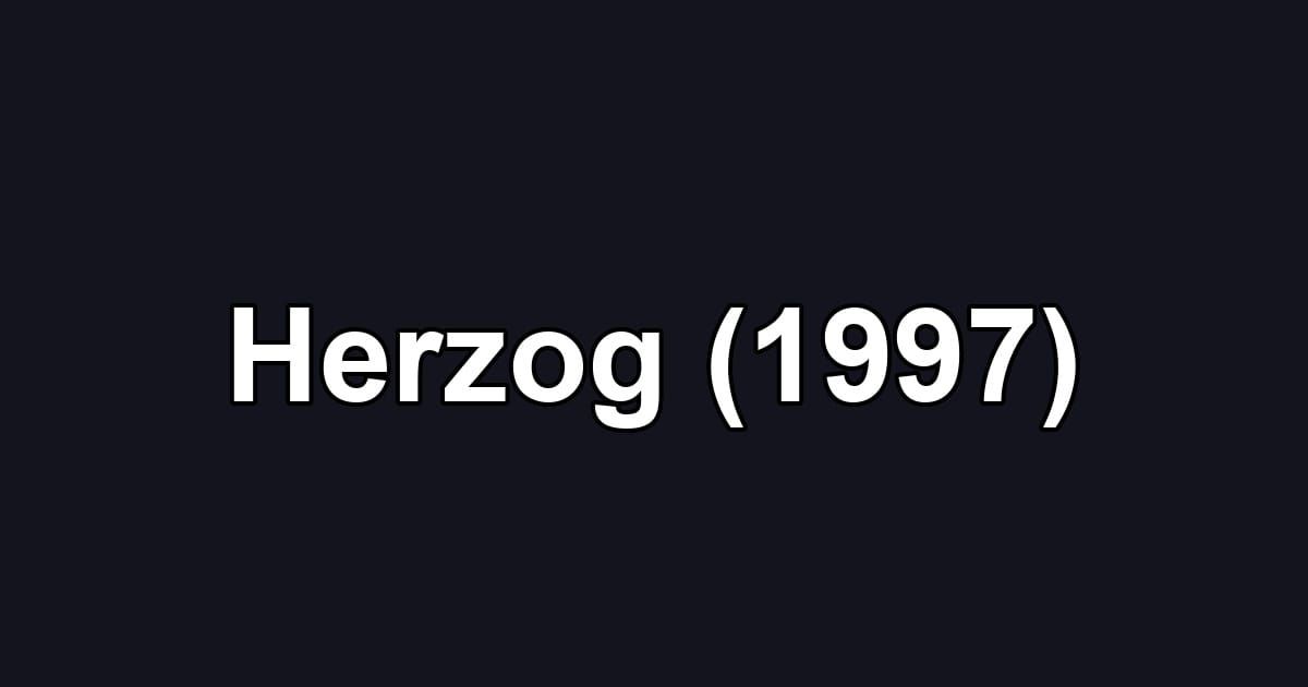 Herzog (1997)