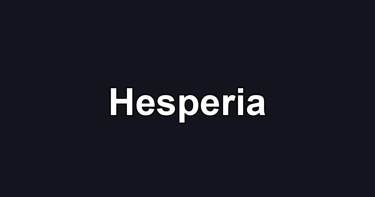 Hesperia