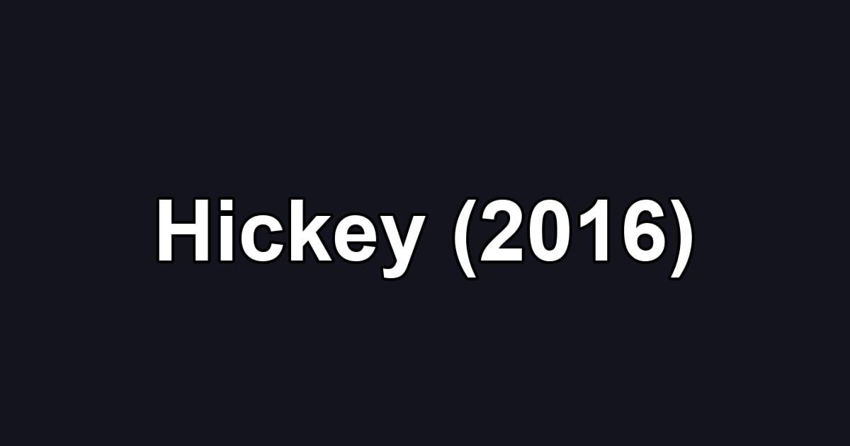 Hickey (2016)