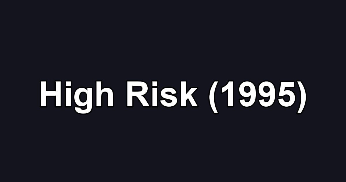 High Risk (1995)