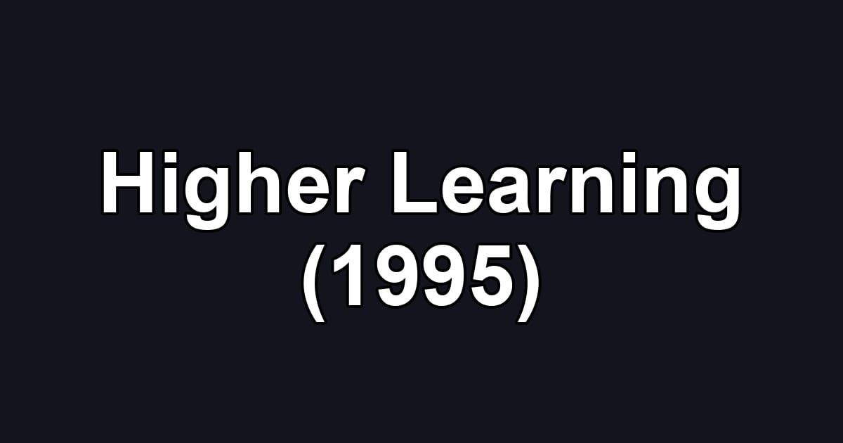 Higher Learning (1995)