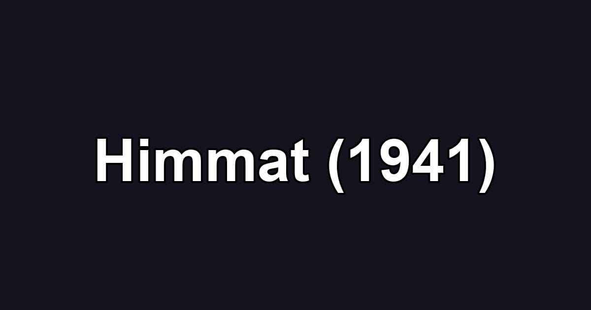 Himmat (1941)