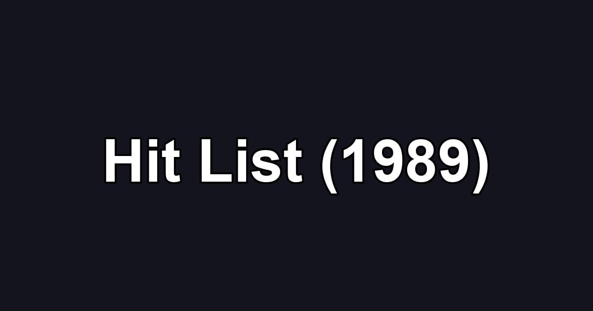 Hit List (1989)