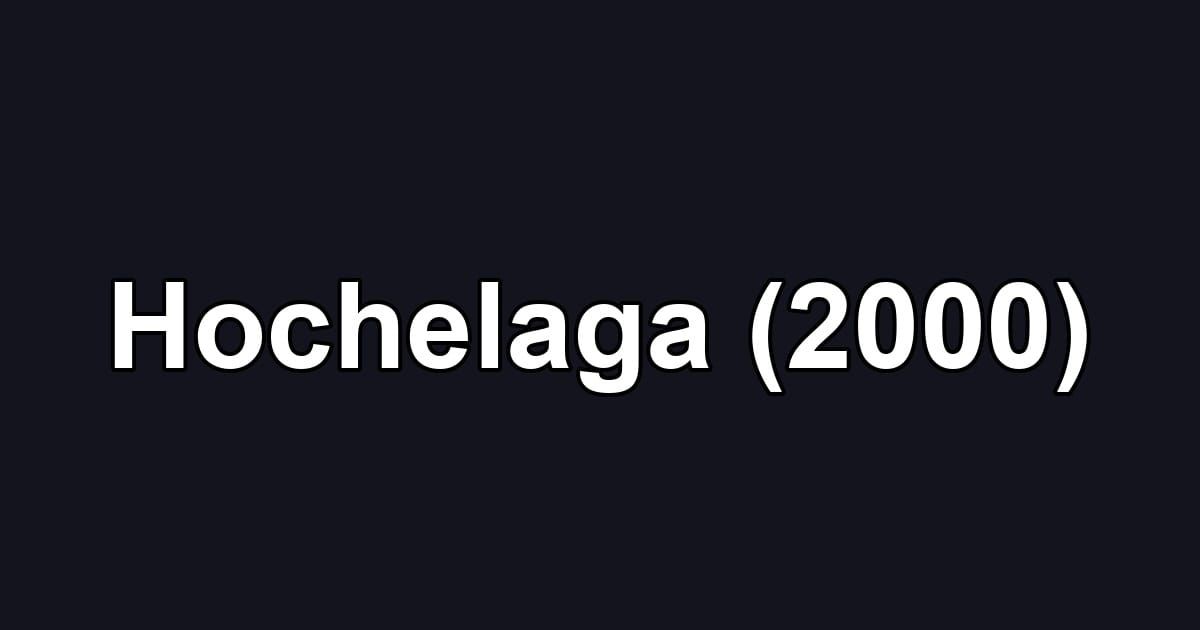 Hochelaga (2000)