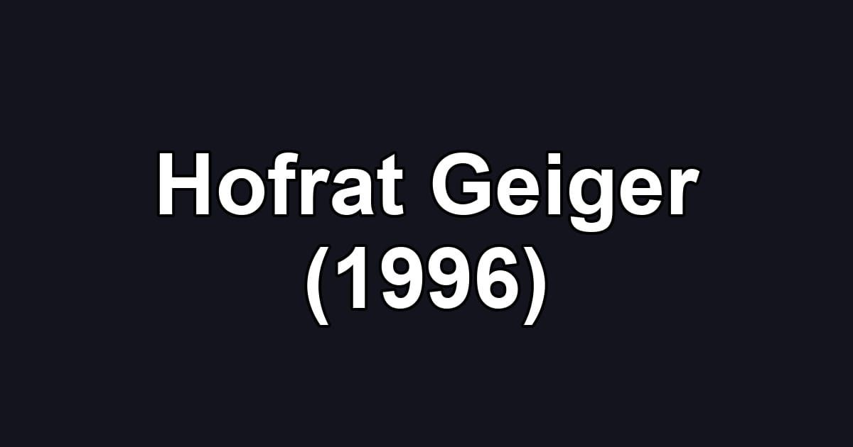 Hofrat Geiger (1996)