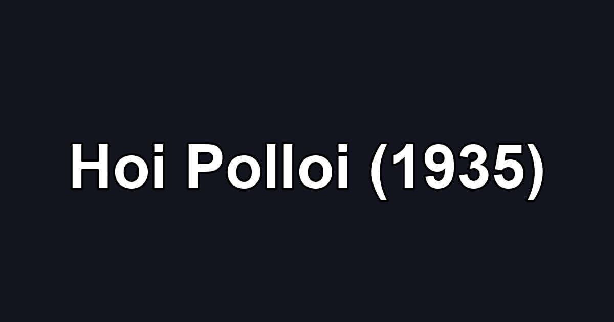 Hoi Polloi (1935)