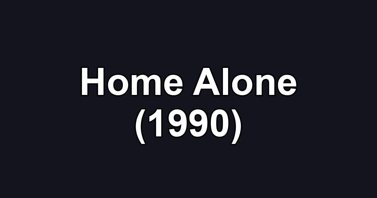 Home Alone (1990)