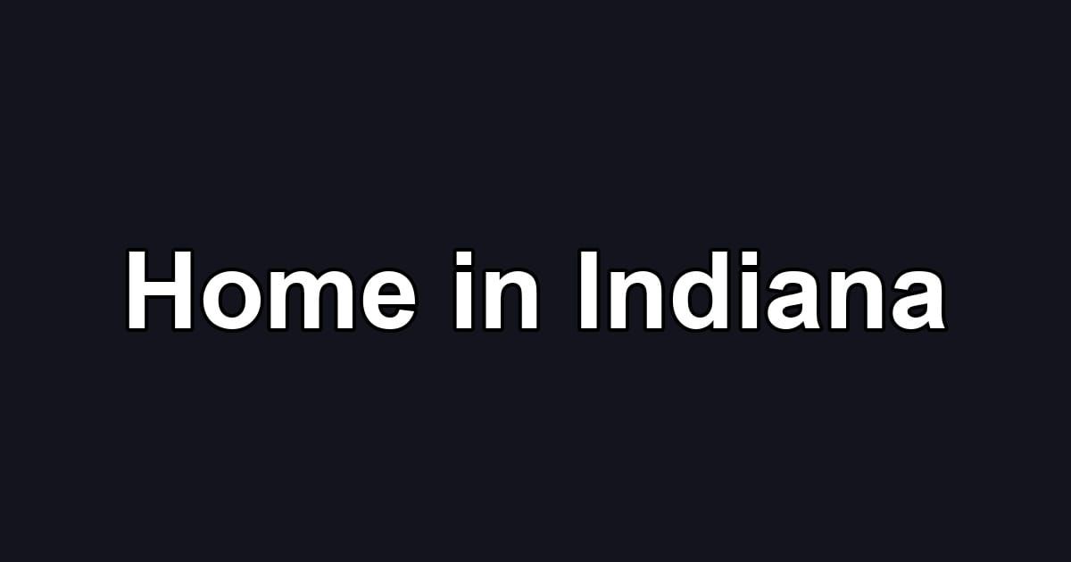 Home in Indiana