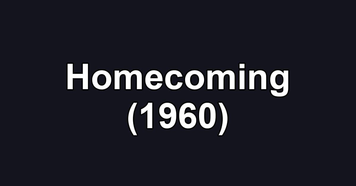 Homecoming (1960)