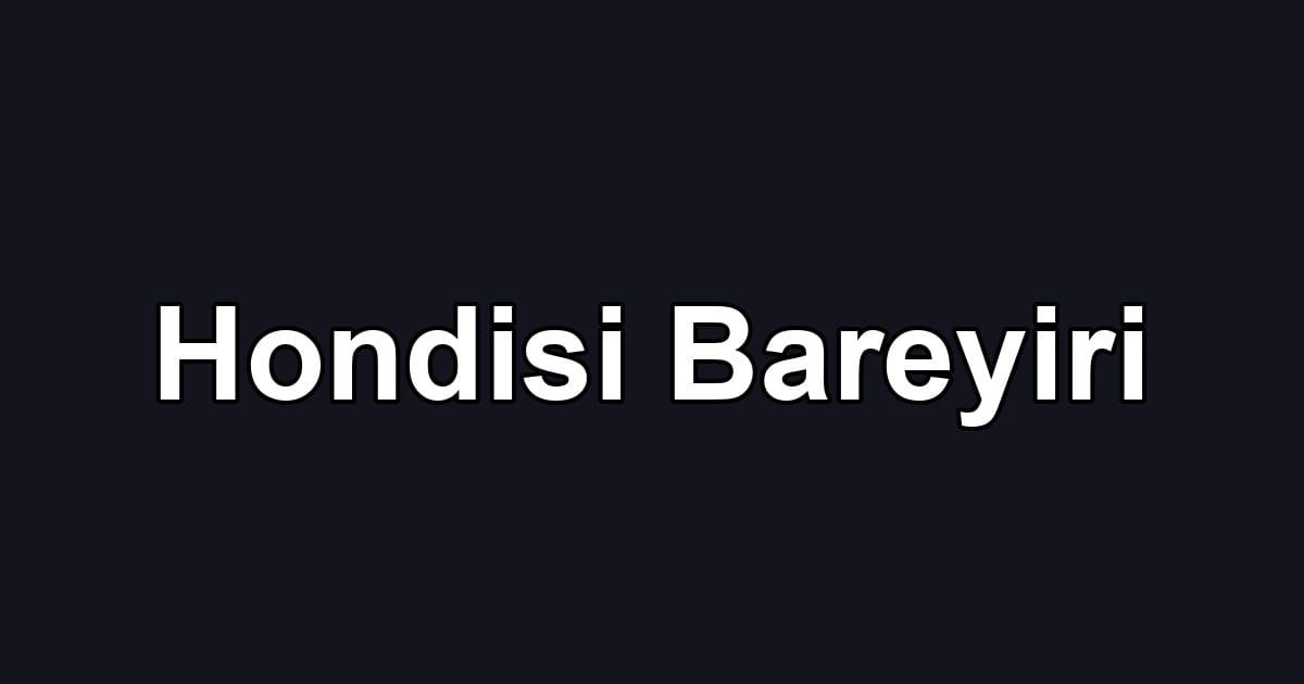 Hondisi Bareyiri