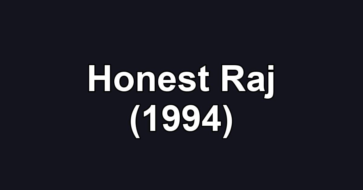 Honest Raj (1994)