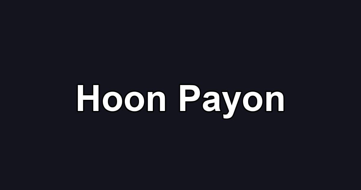 Hoon Payon