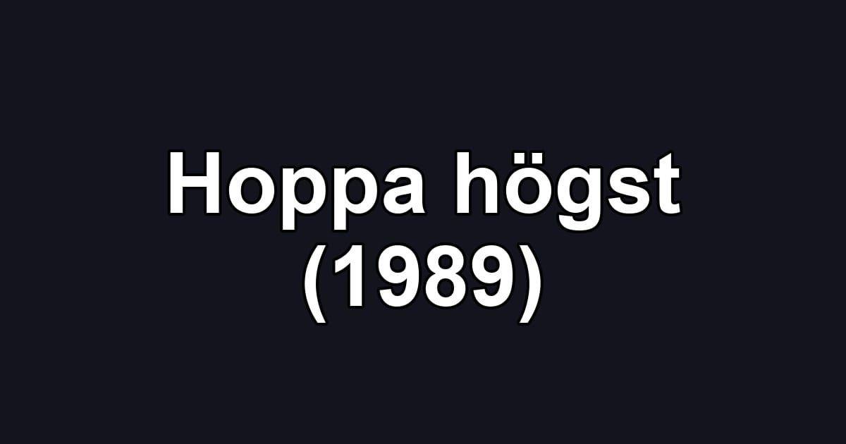 Hoppa högst (1989)