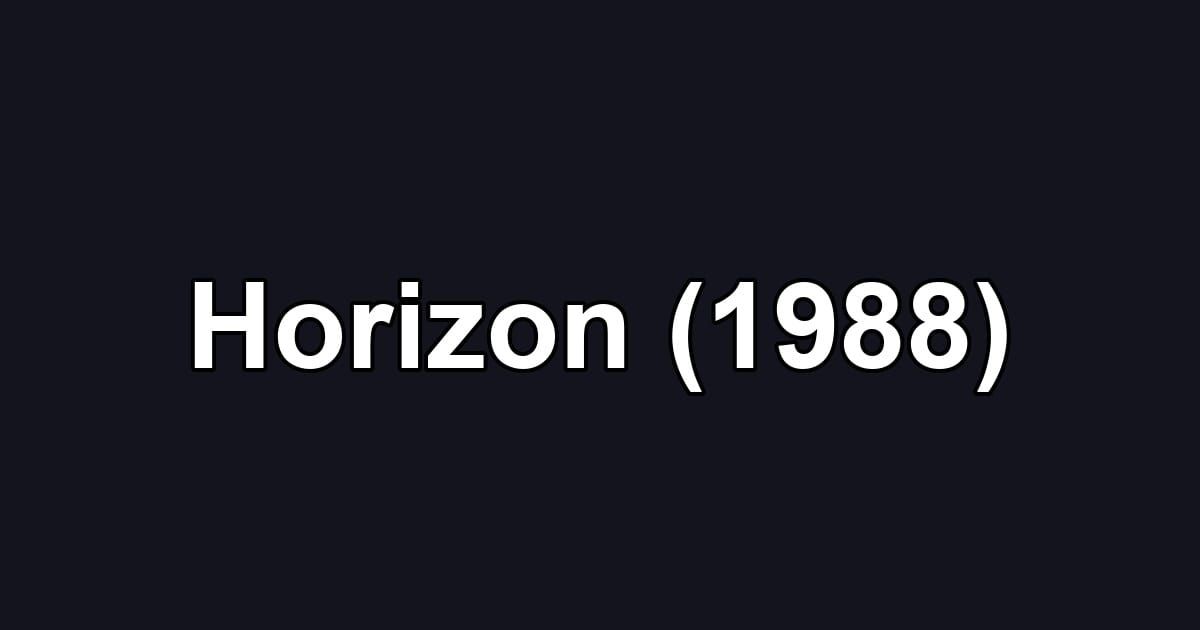 Horizon (1988)