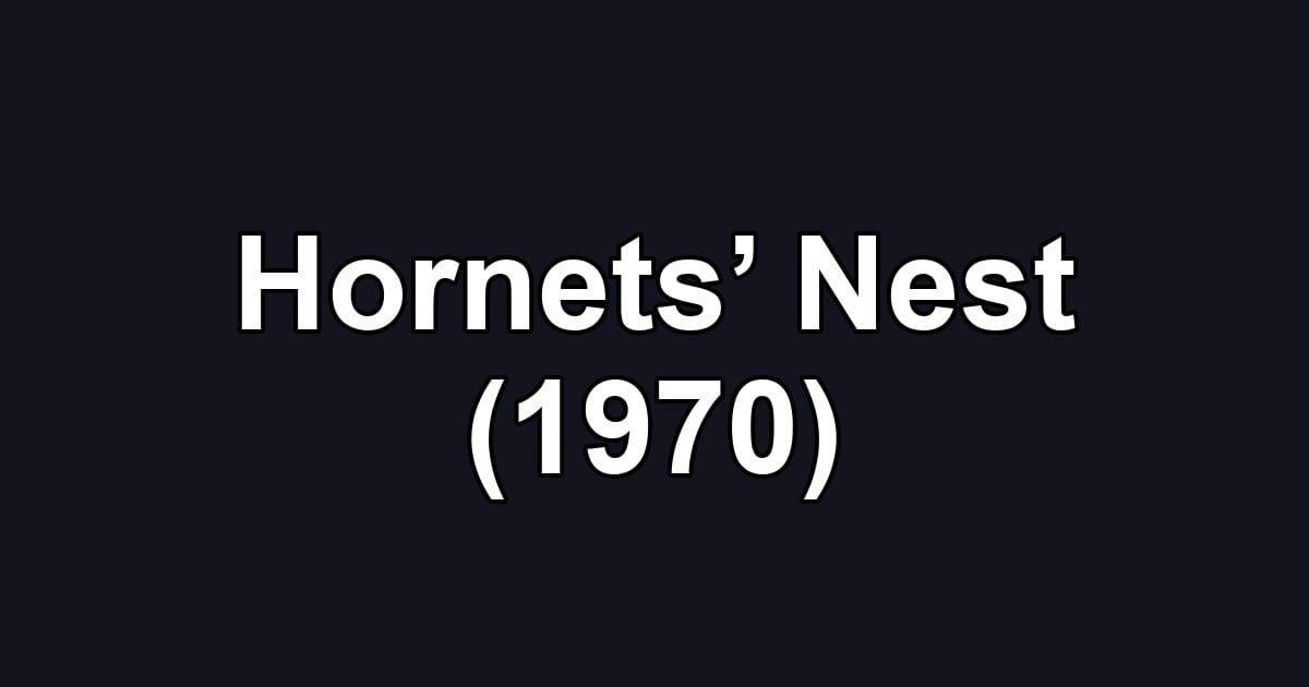 Hornets’ Nest (1970)