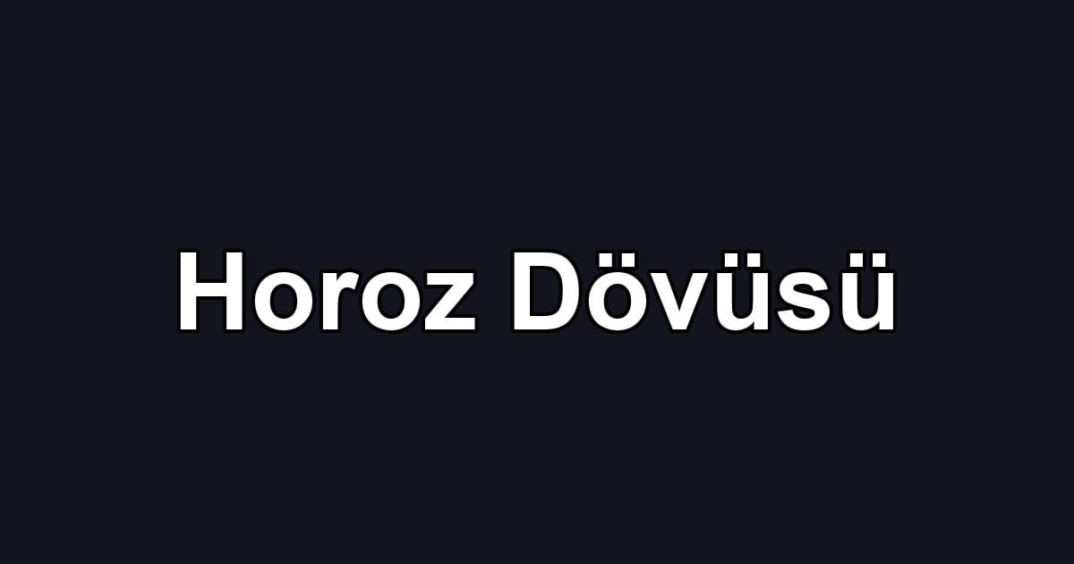 Horoz Dövüsü
