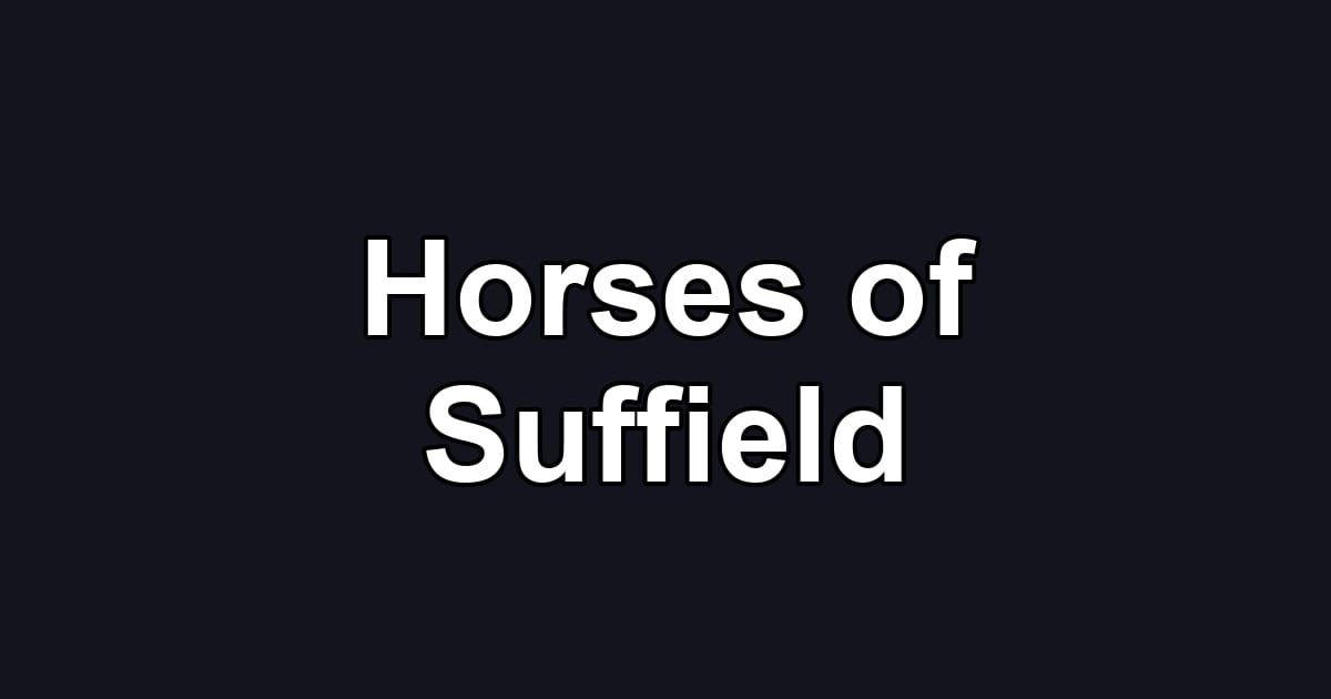 Horses of Suffield