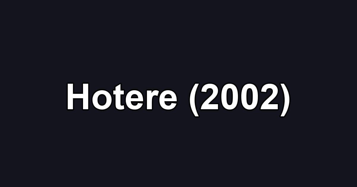 Hotere (2002)