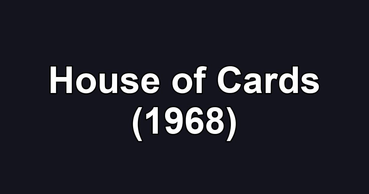 House of Cards (1968)