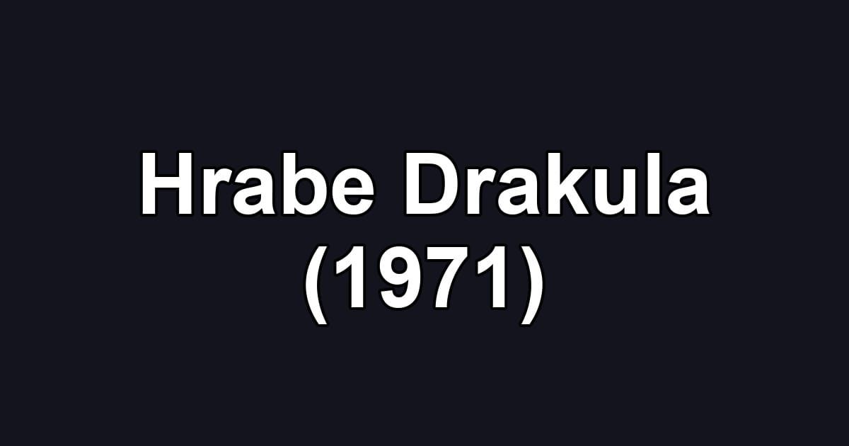Hrabe Drakula (1971)