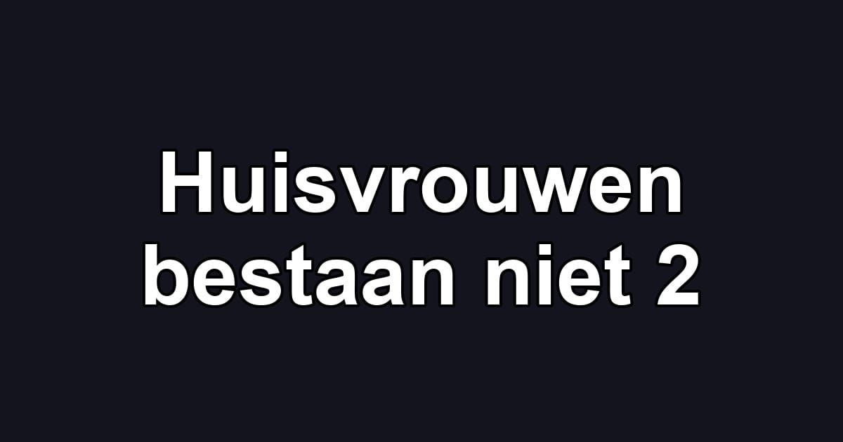Huisvrouwen bestaan niet 2