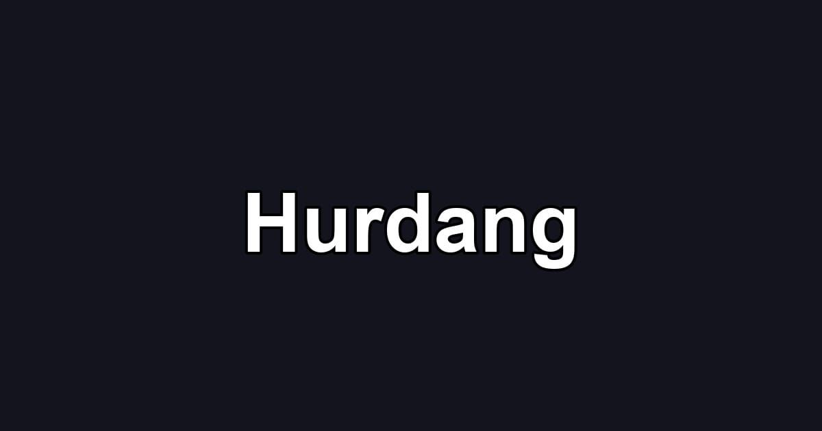 Hurdang