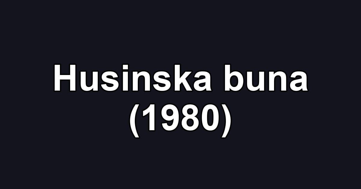 Husinska buna (1980)