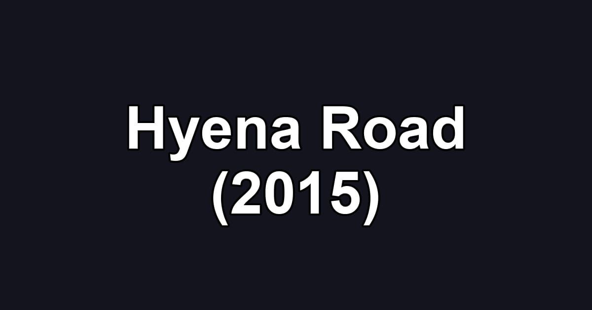 Hyena Road (2015)