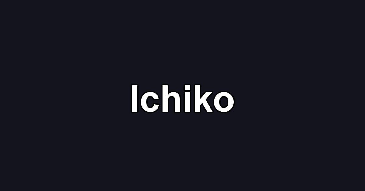 Ichiko