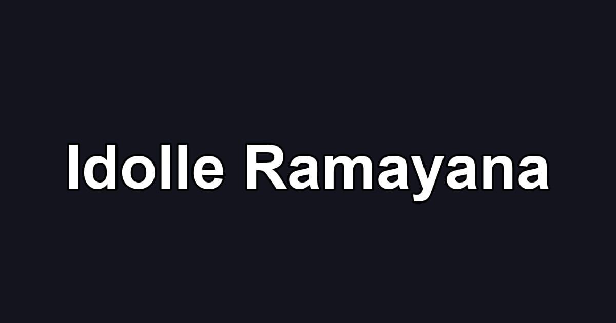 Idolle Ramayana