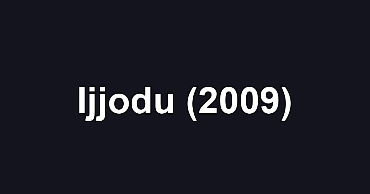 Ijjodu (2009)