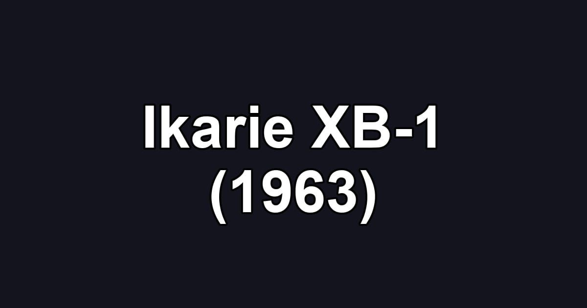 Ikarie XB-1 (1963)
