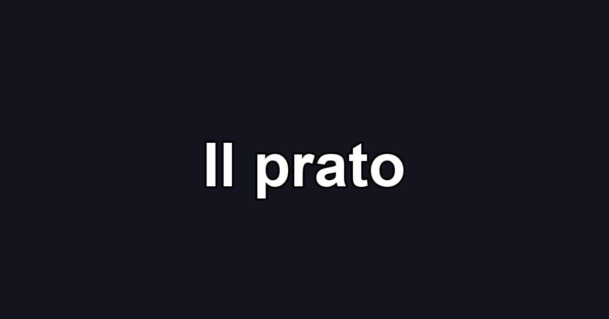 Il prato
