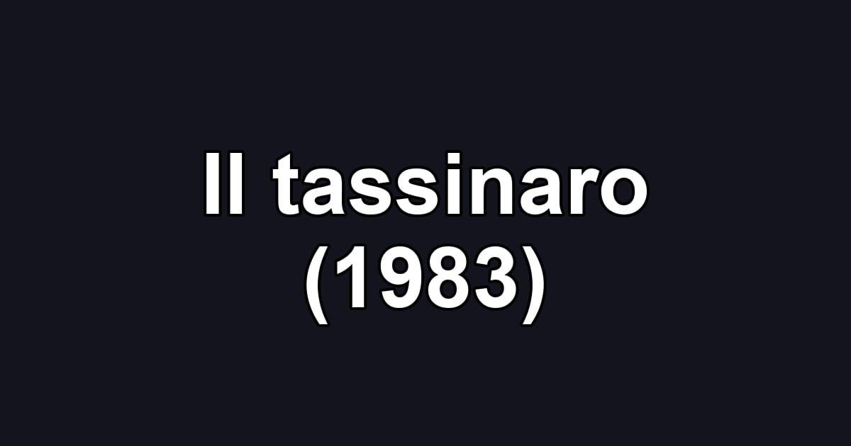 Il tassinaro (1983)