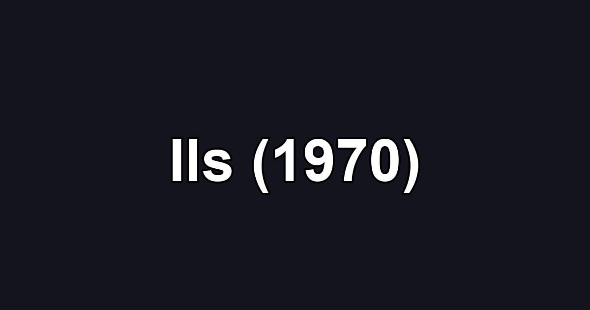Ils (1970)