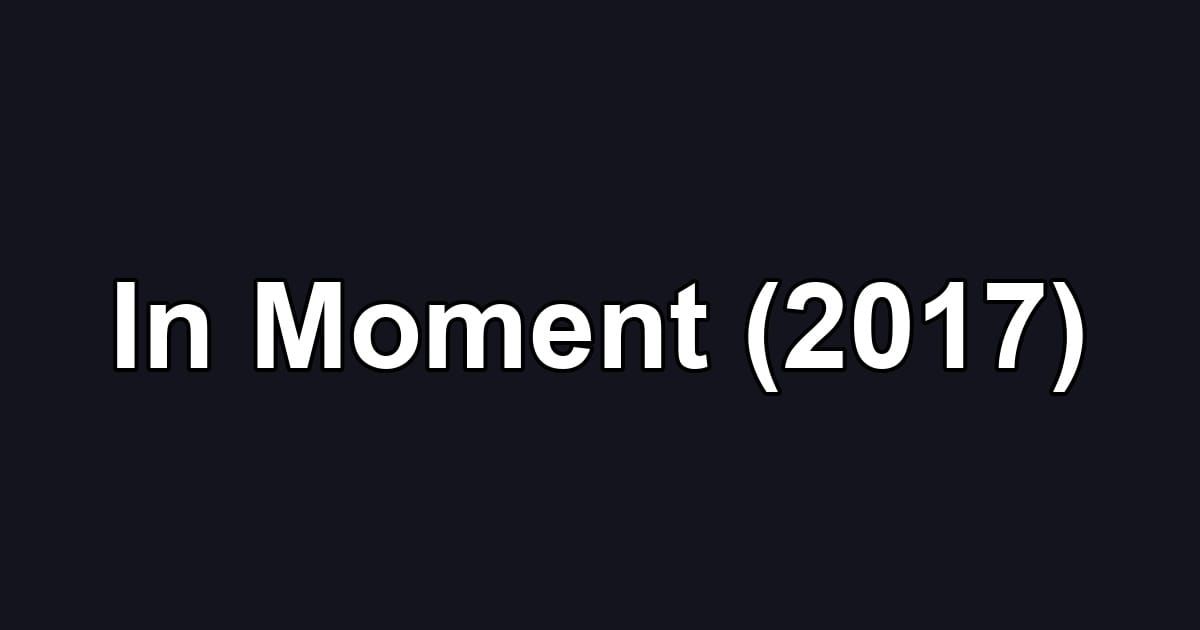 In Moment (2017)