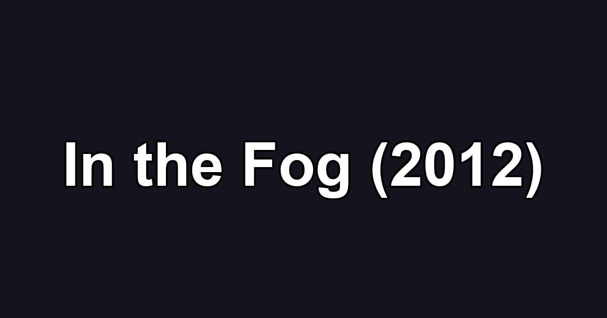 In the Fog (2012)