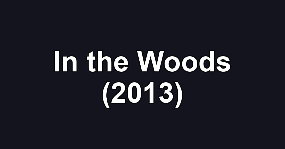 In the Woods (2013)