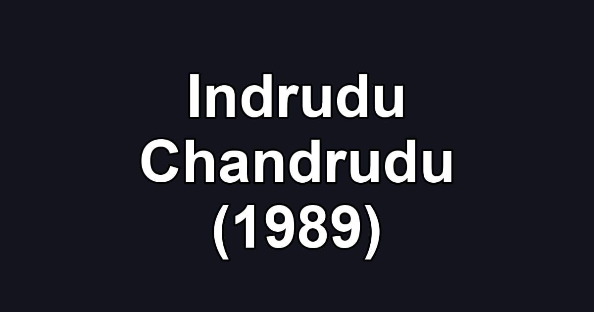 Indrudu Chandrudu (1989)