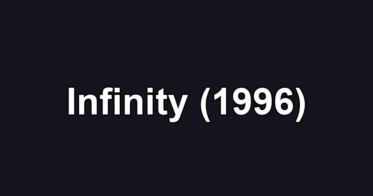 Infinity (1996)