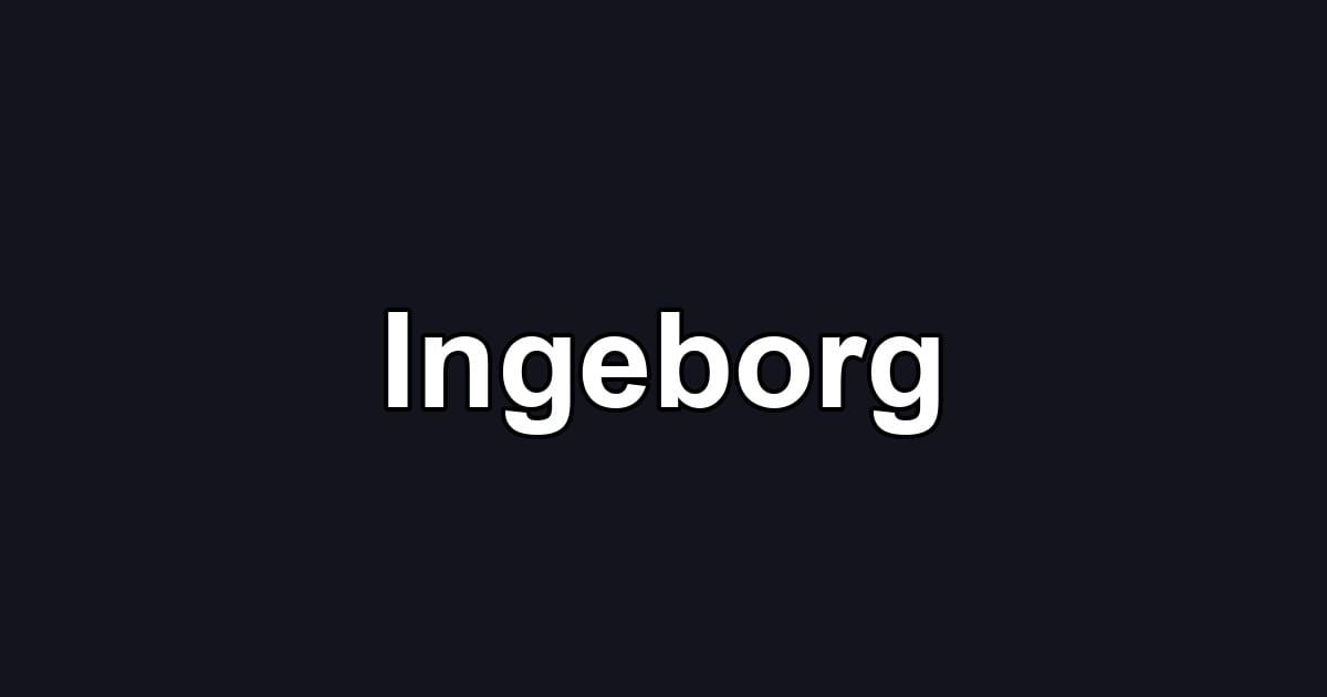 Ingeborg