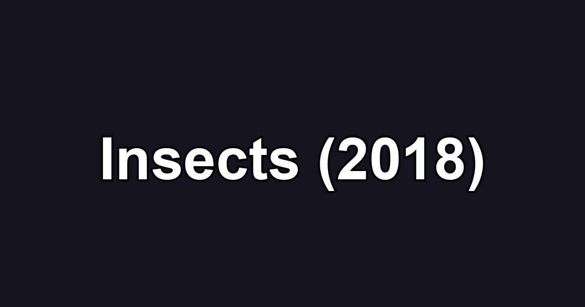 Insects (2018)