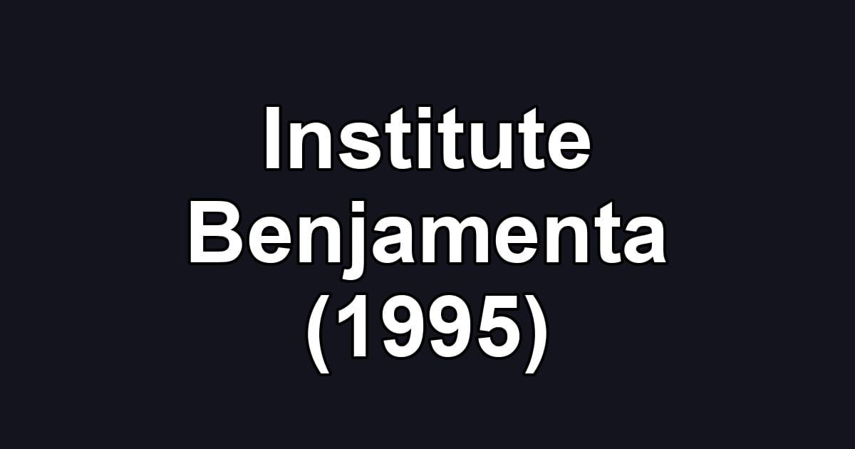 Institute Benjamenta (1995)