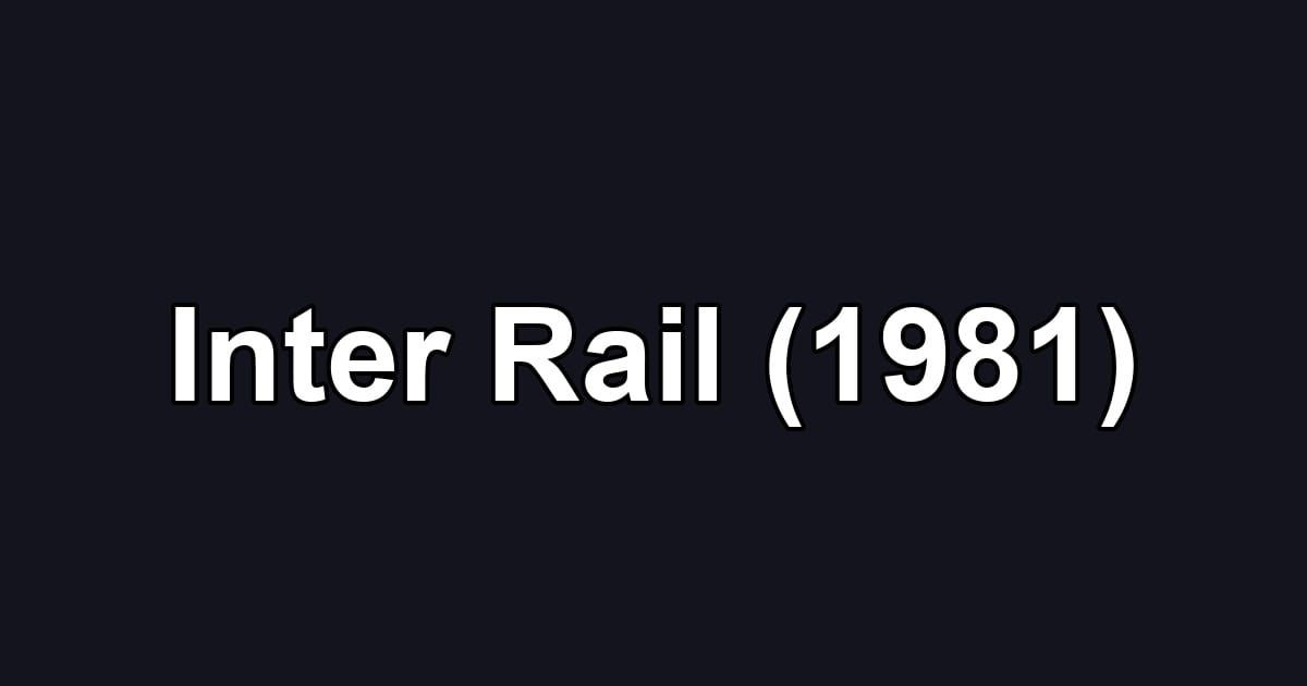 Inter Rail (1981)