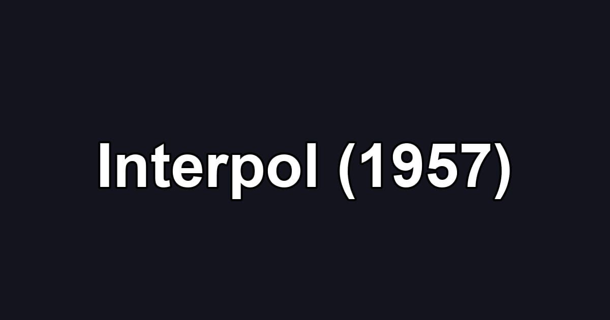 Interpol (1957)