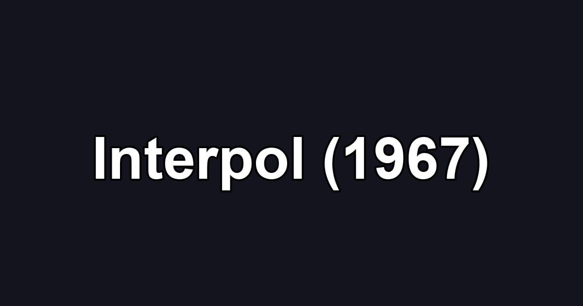 Interpol (1967)