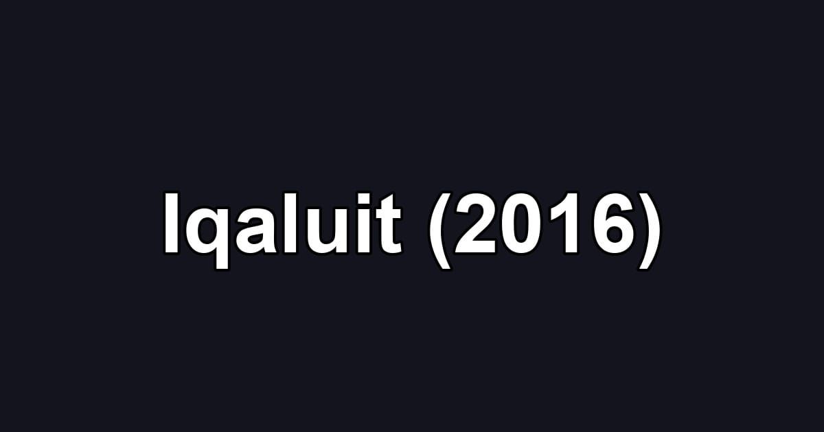Iqaluit (2016)
