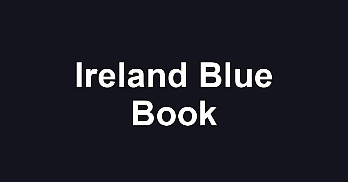 Ireland Blue Book