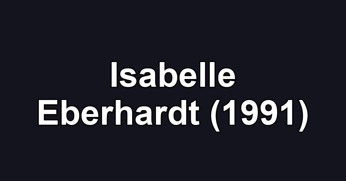 Isabelle Eberhardt (1991)